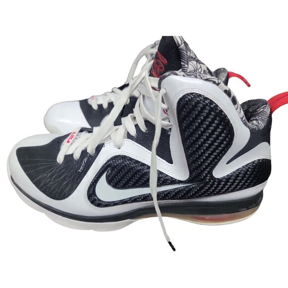 lebron 9 white black